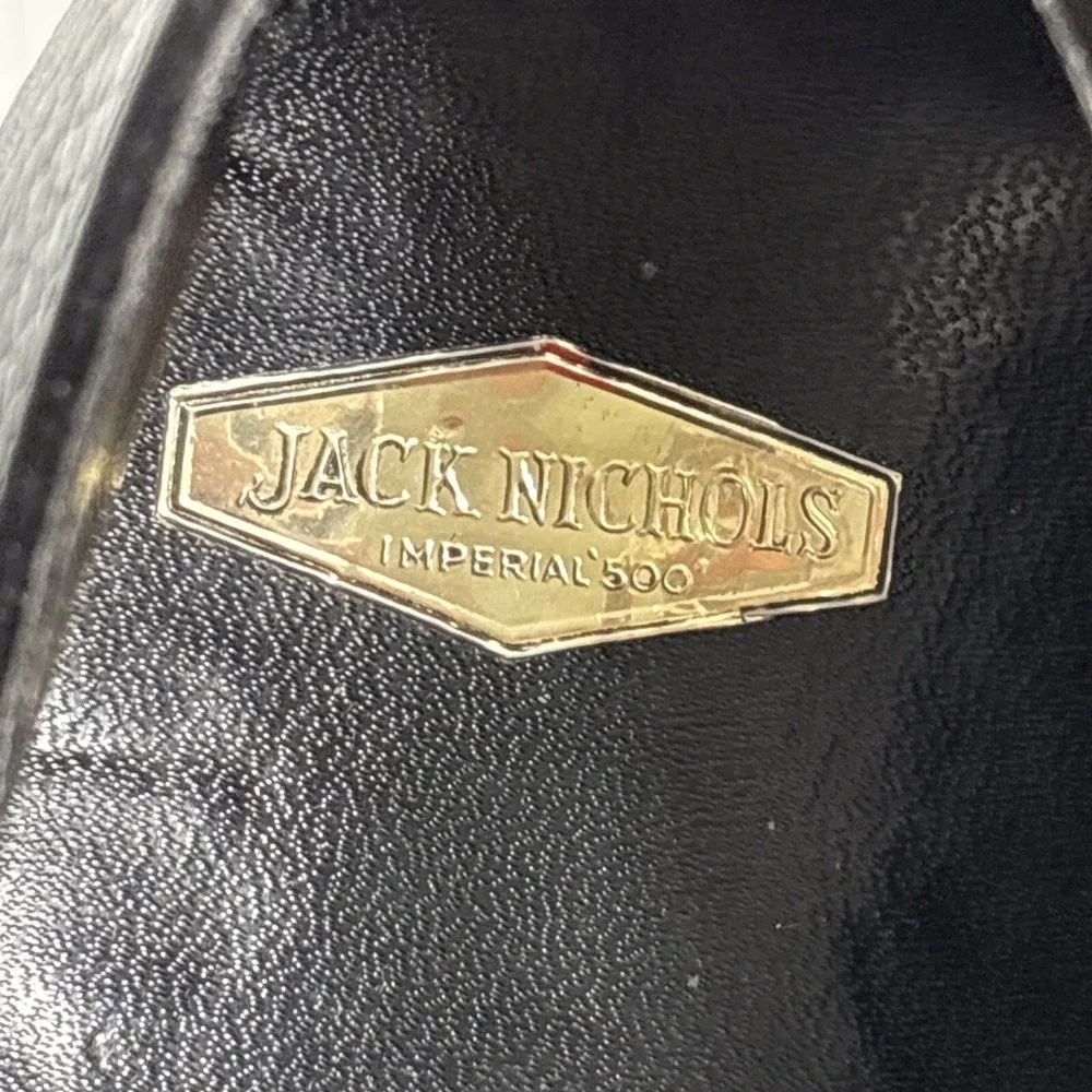 Men's Vintage‎ Shoes Jack Nichols Imperial 500 9.5 Black